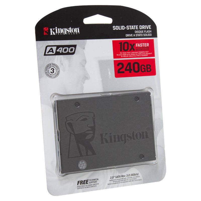 Ssd kingston a400 240gb как подключить